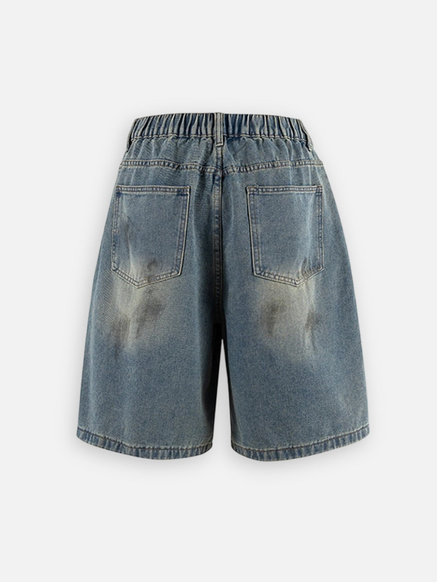 Vintage casual Denim Shorts