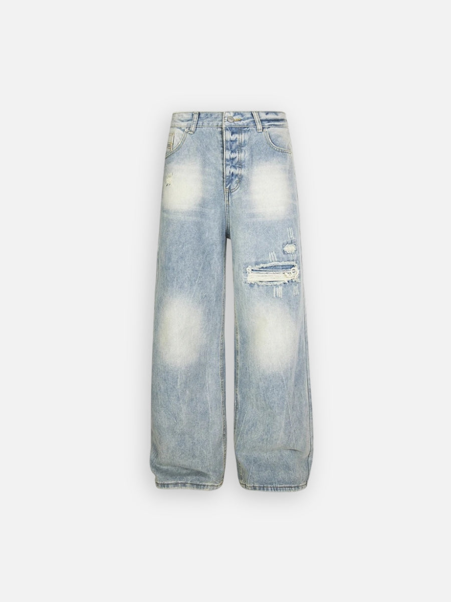 Washed Ripped Jeans