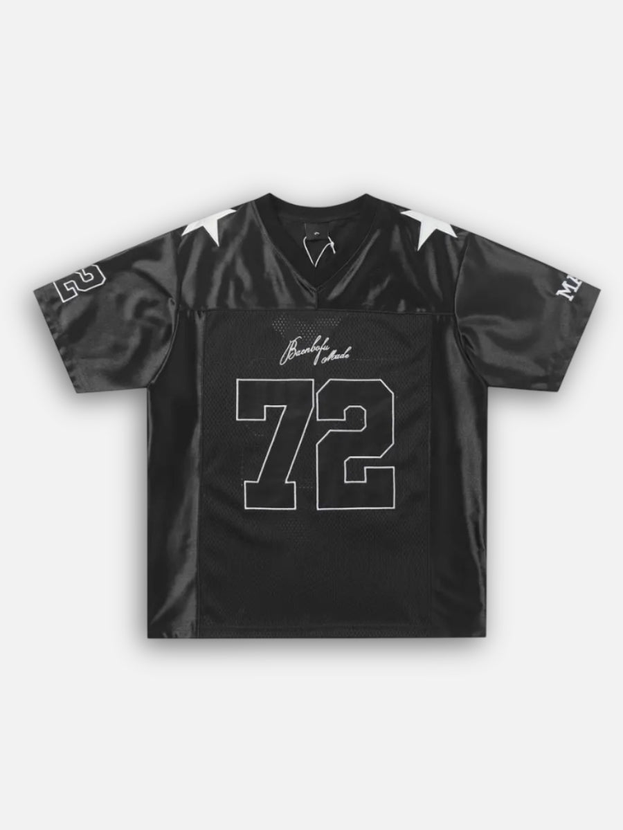 Y2K Black Jersey Shirt