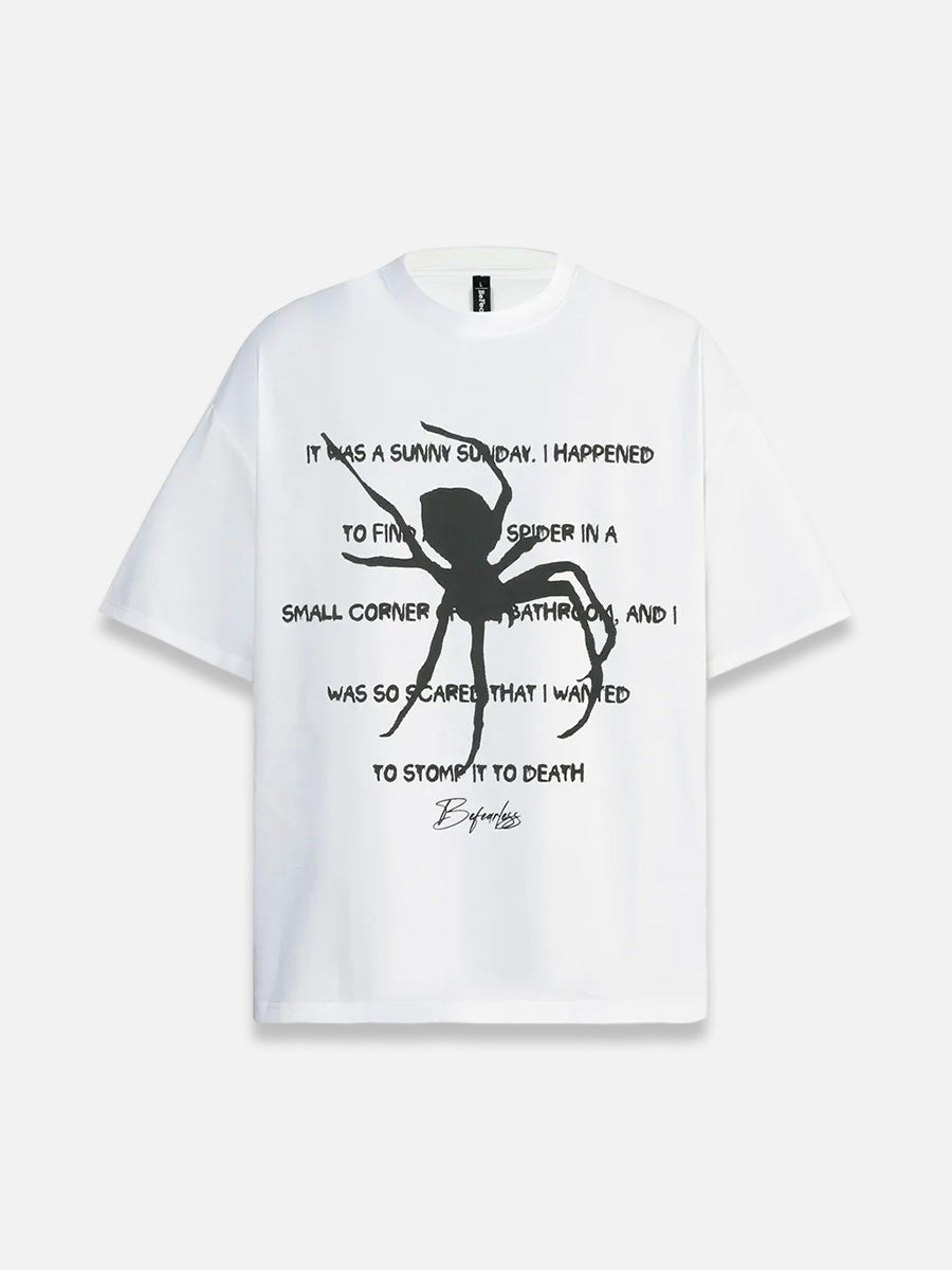 Black Widow Tee | SimpleStreet White / S