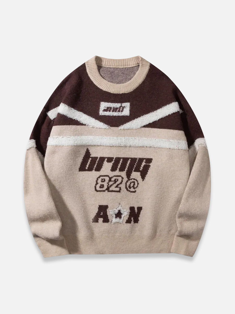 Brown Sweater Y2K Brown / M