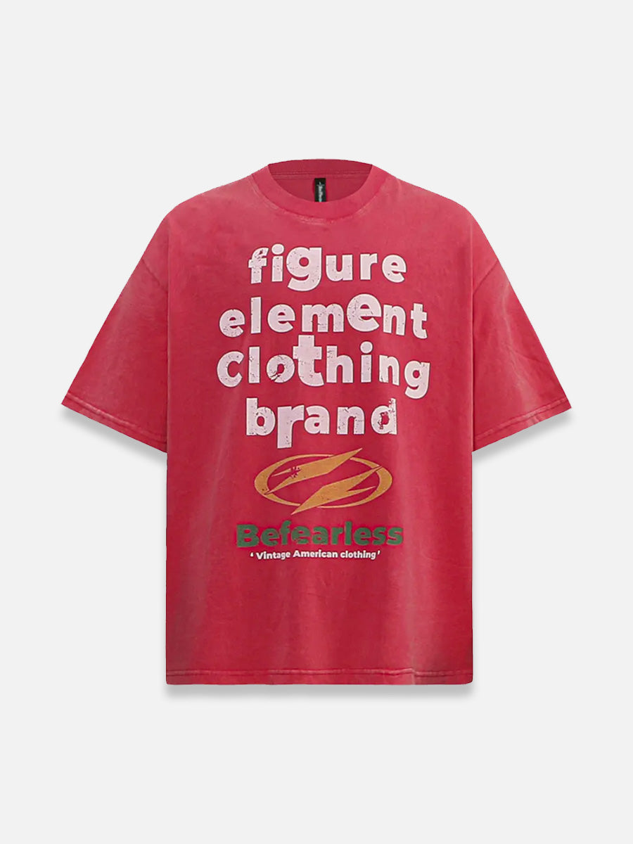 Element Tee | SimpleStreet Rose Red / S