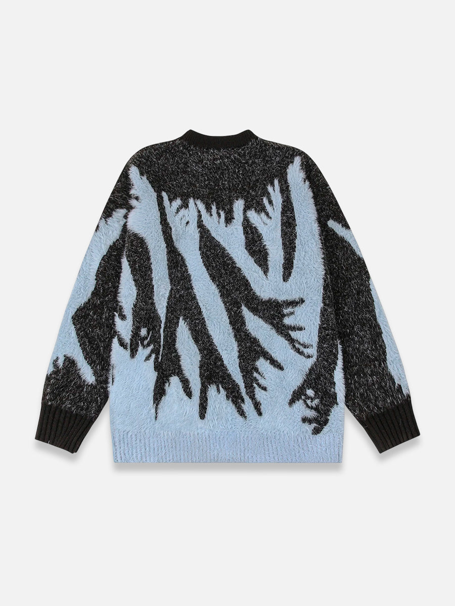 Graphic Hands Sweater