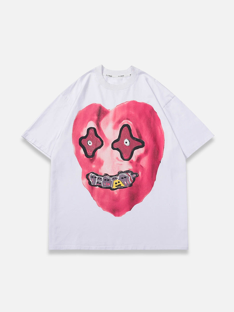 Heart Graphic Tee | SimpleStreet White / M