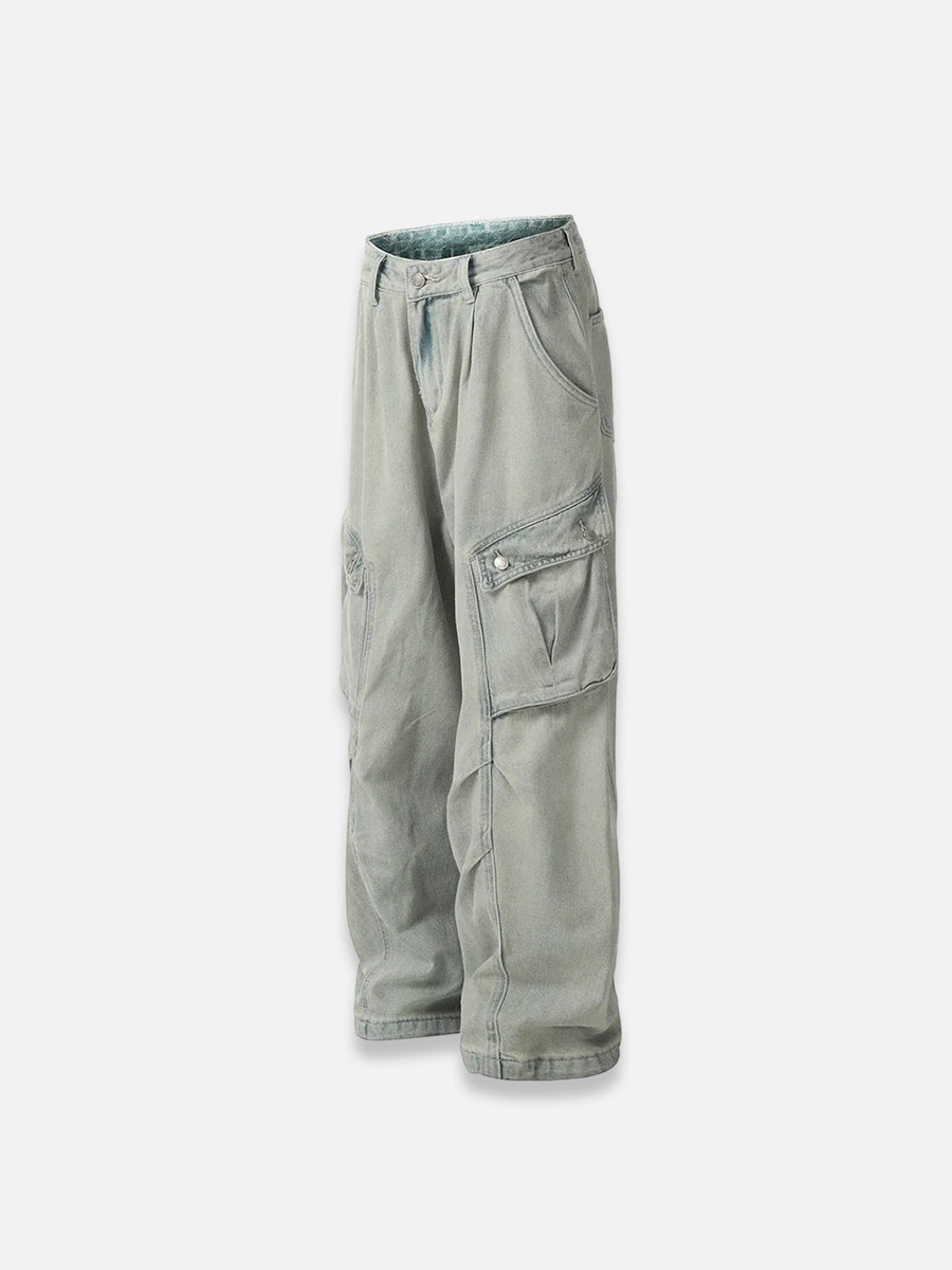 Light Blue Cargo Jeans