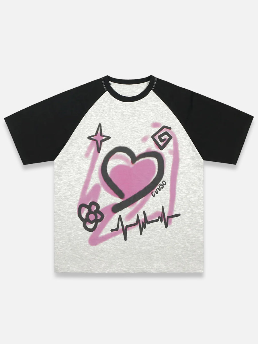 Queen Of Hearts Tee | SimpleStreet Gray / S