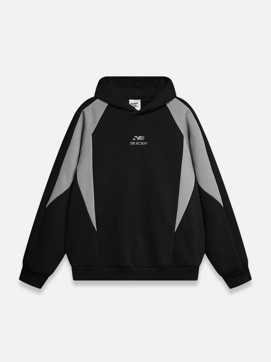 Retro Black Hoodie