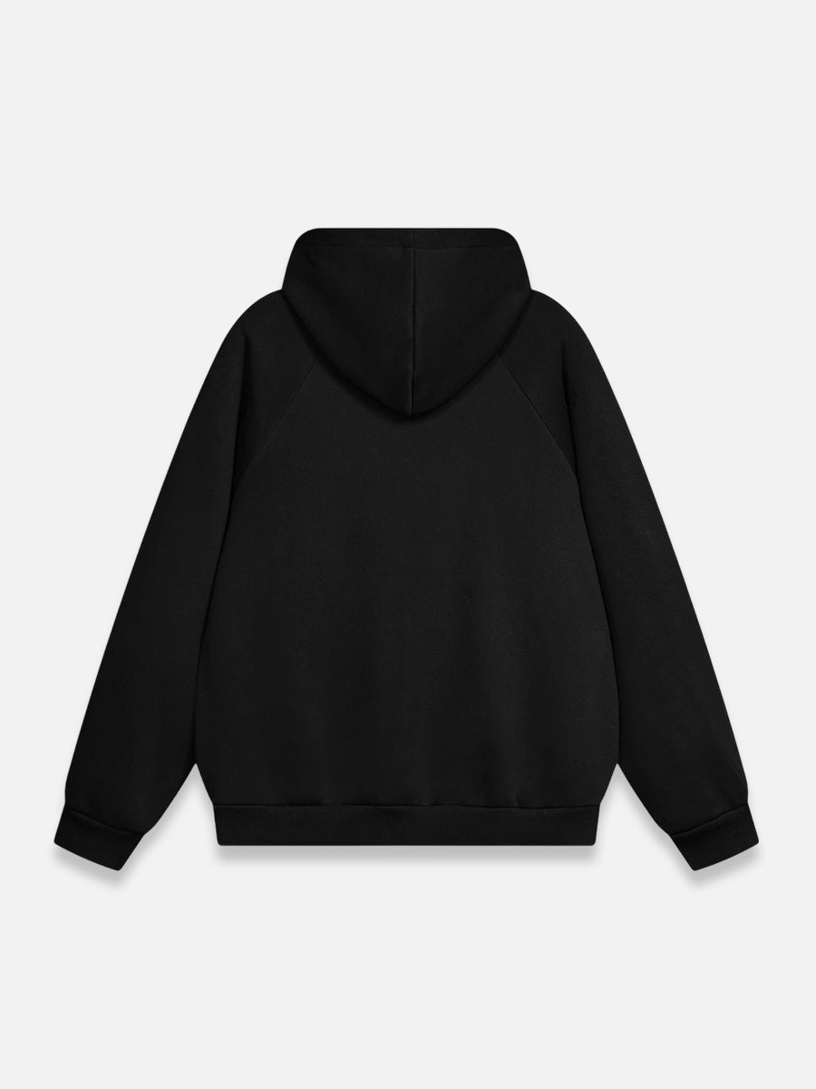 Retro Black Hoodie