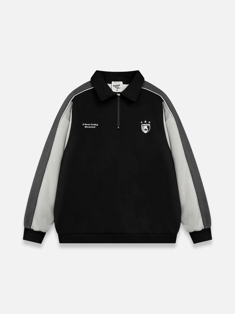 Retro Soccer Sweatshirt Black / S