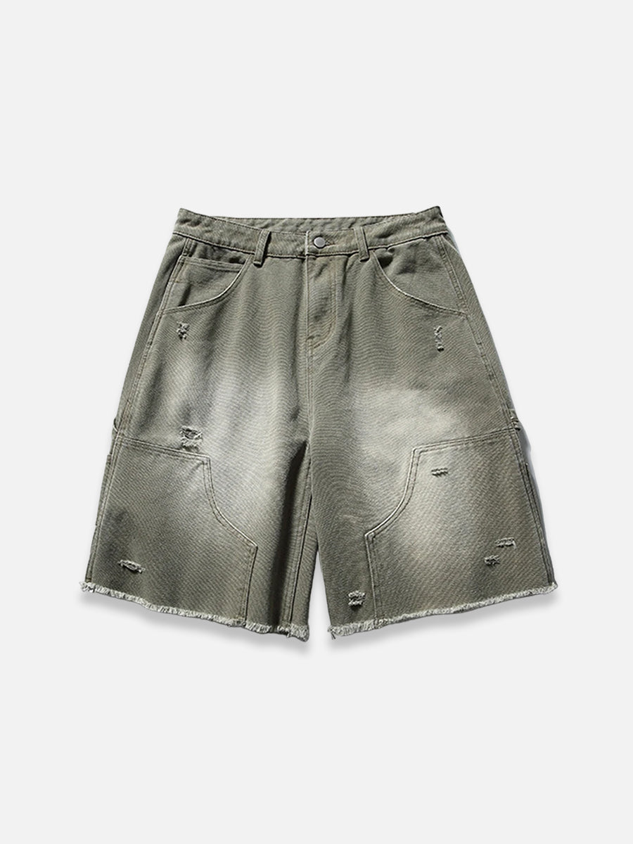 Ripped Jorts | SimpleStreet green / M