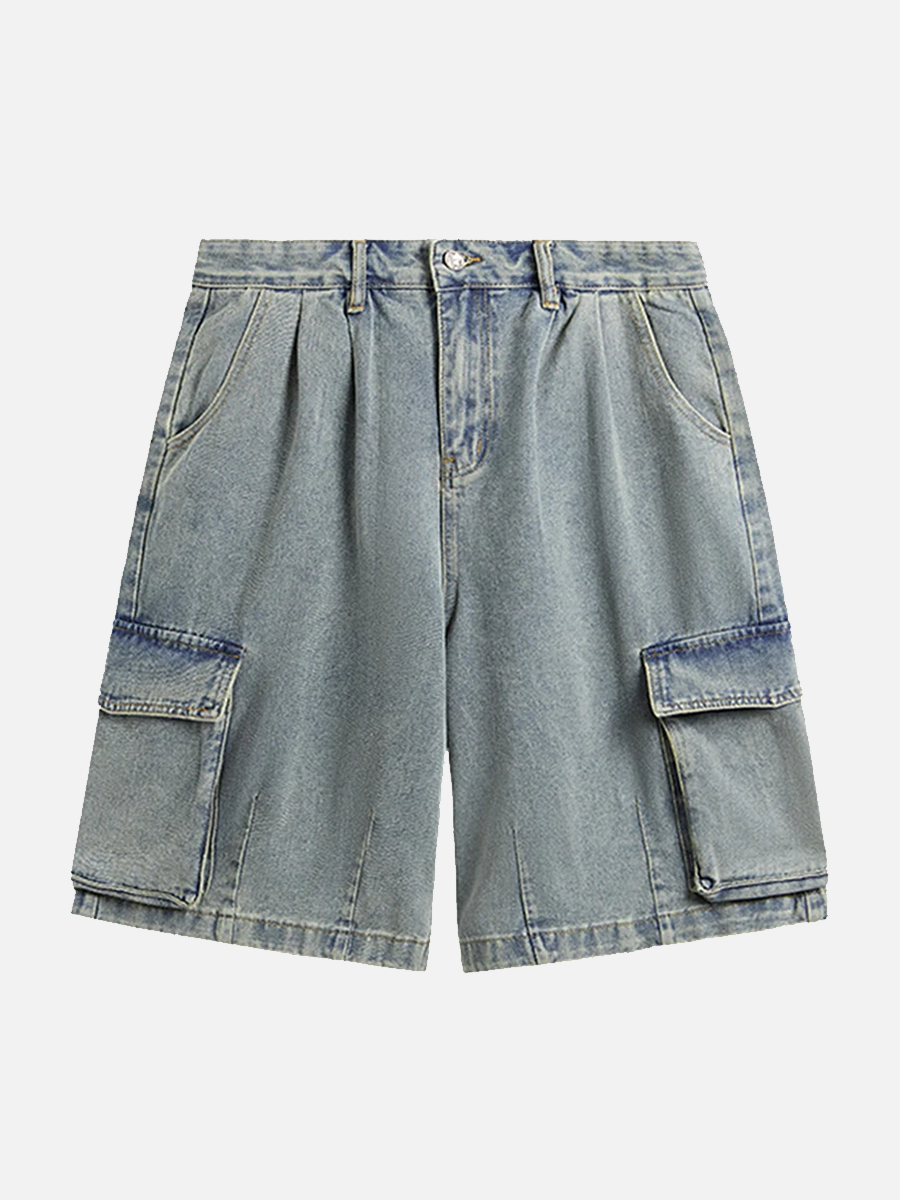 Skater Jorts | SimpleStreet Light blue / S