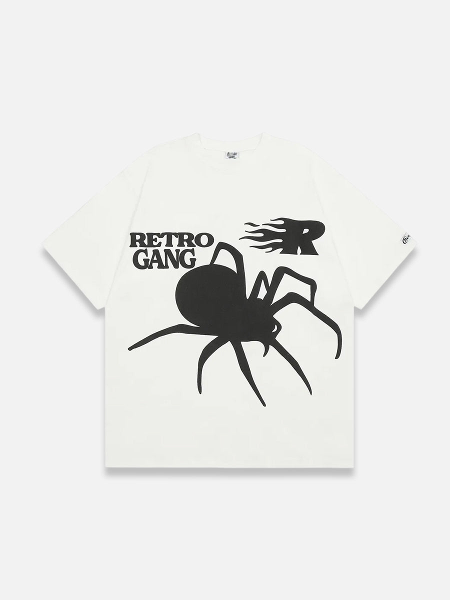 Spider Graphic Tee | SimpleStreet White / M