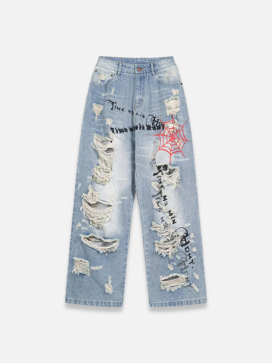 Spider Web Jeans | SimpleStreet Blue / M