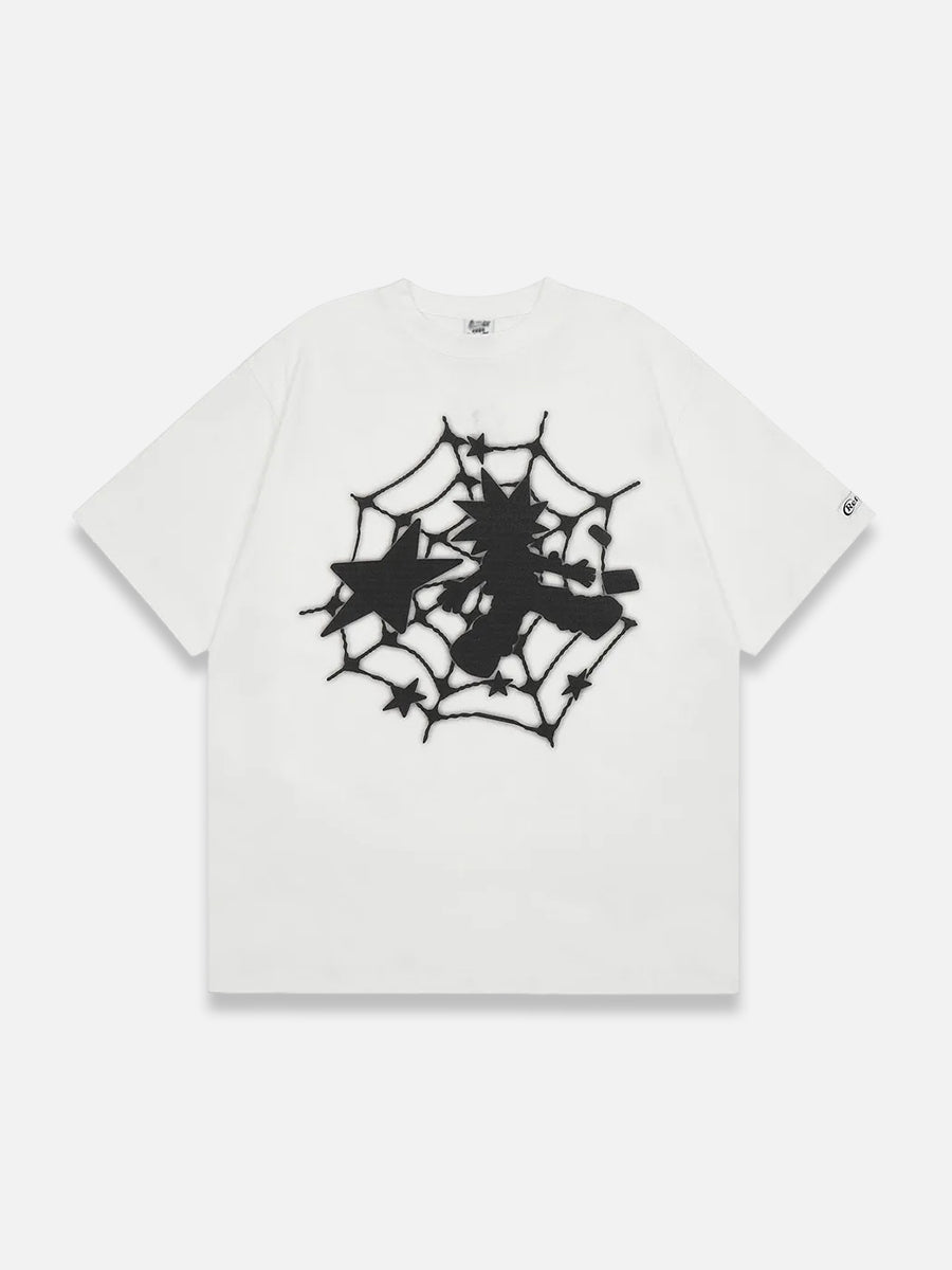 Spider Web Tee | SimpleStreet White / M