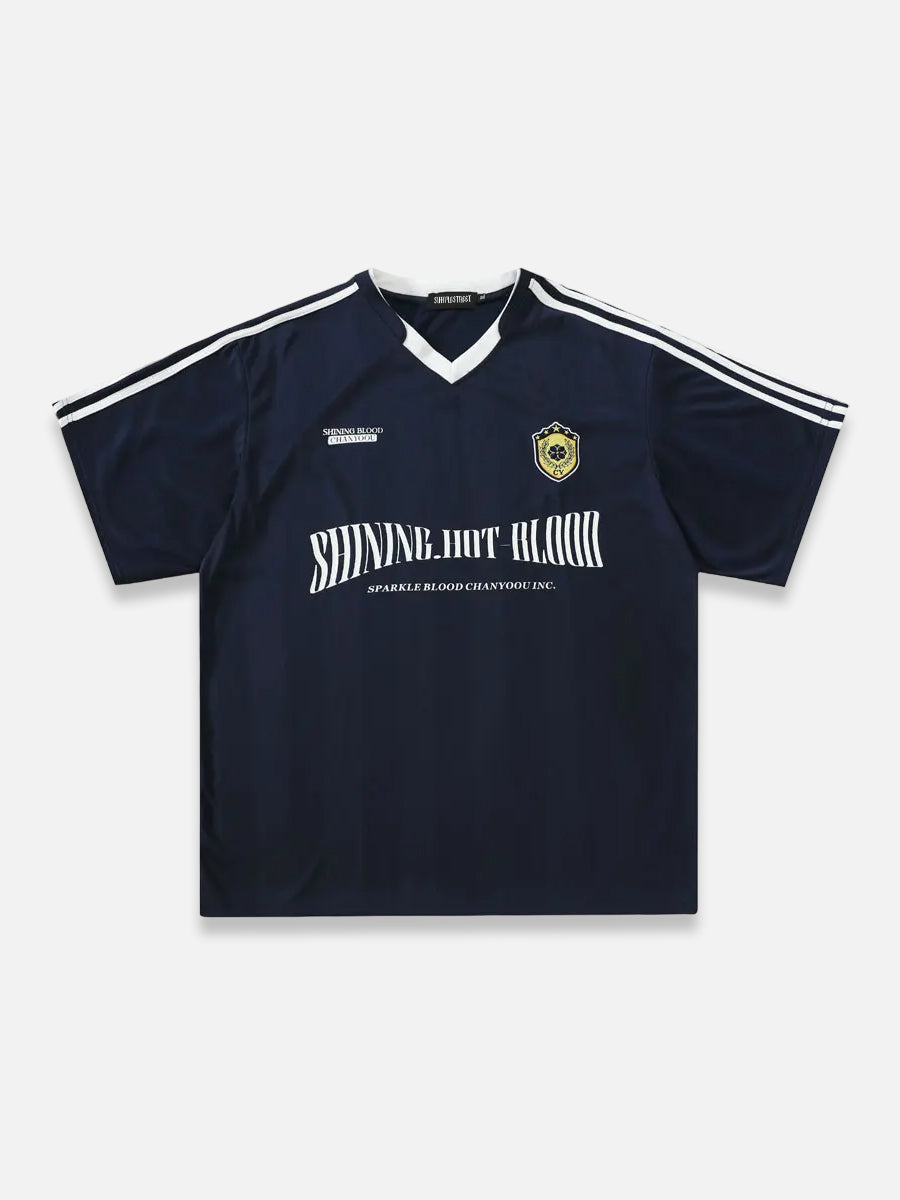 Vintage Soccer Tee | SimpleStreet Navy Blue / L