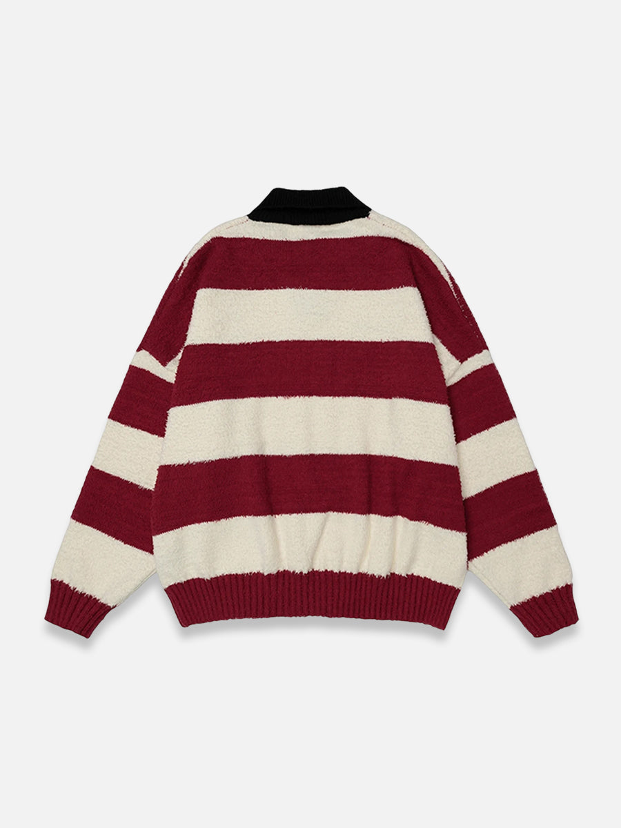 Vintage Striped Knit Sweater