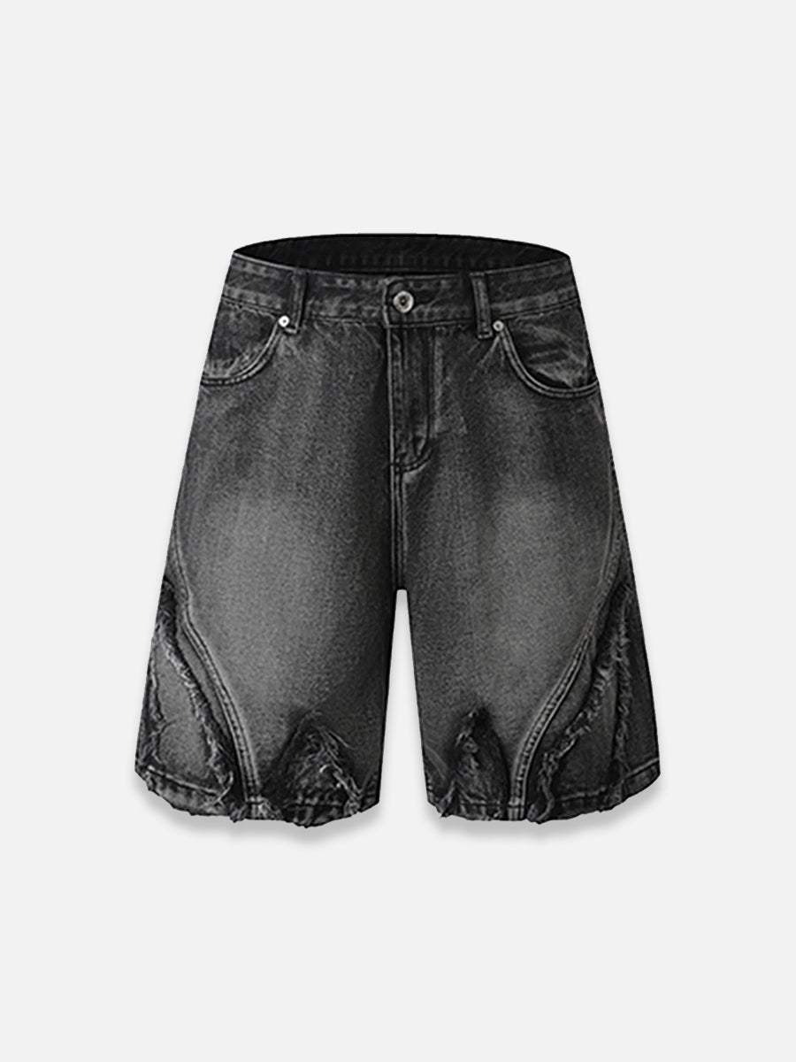 Y2K Baggy Jorts | SimpleStreet black / S